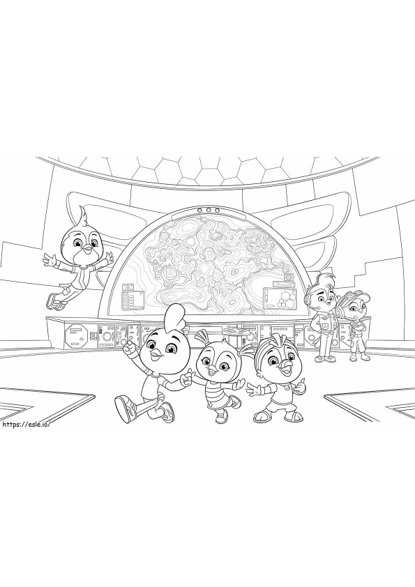 Top Wing 1 coloring page