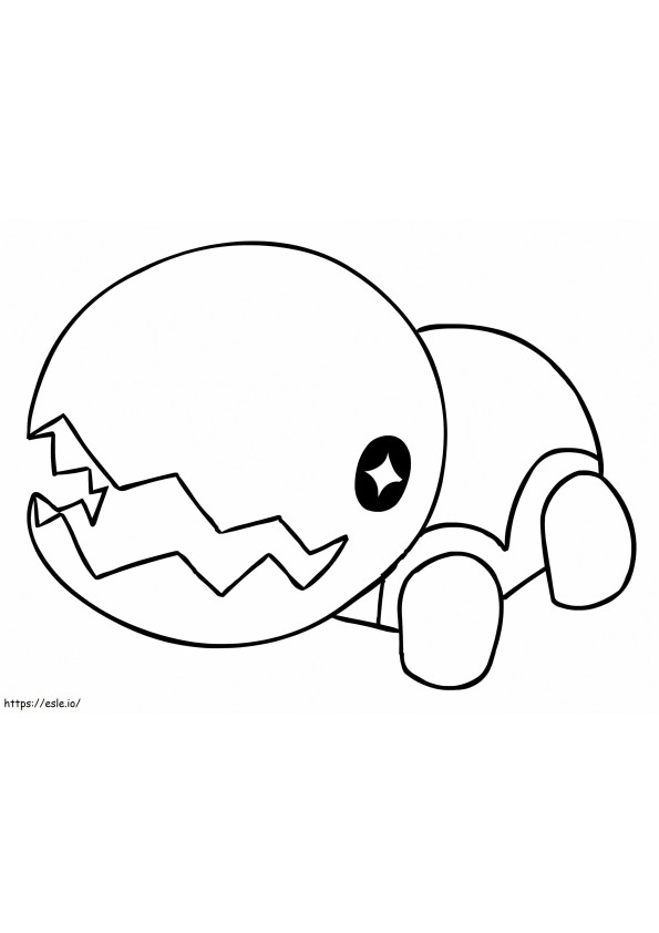 Trapinch Pokemon coloring page