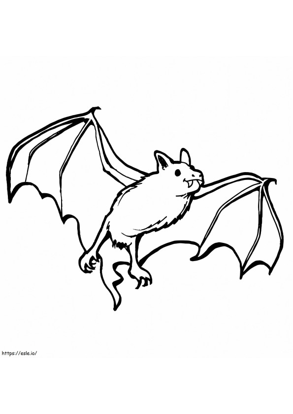 morcego vampiro para colorir