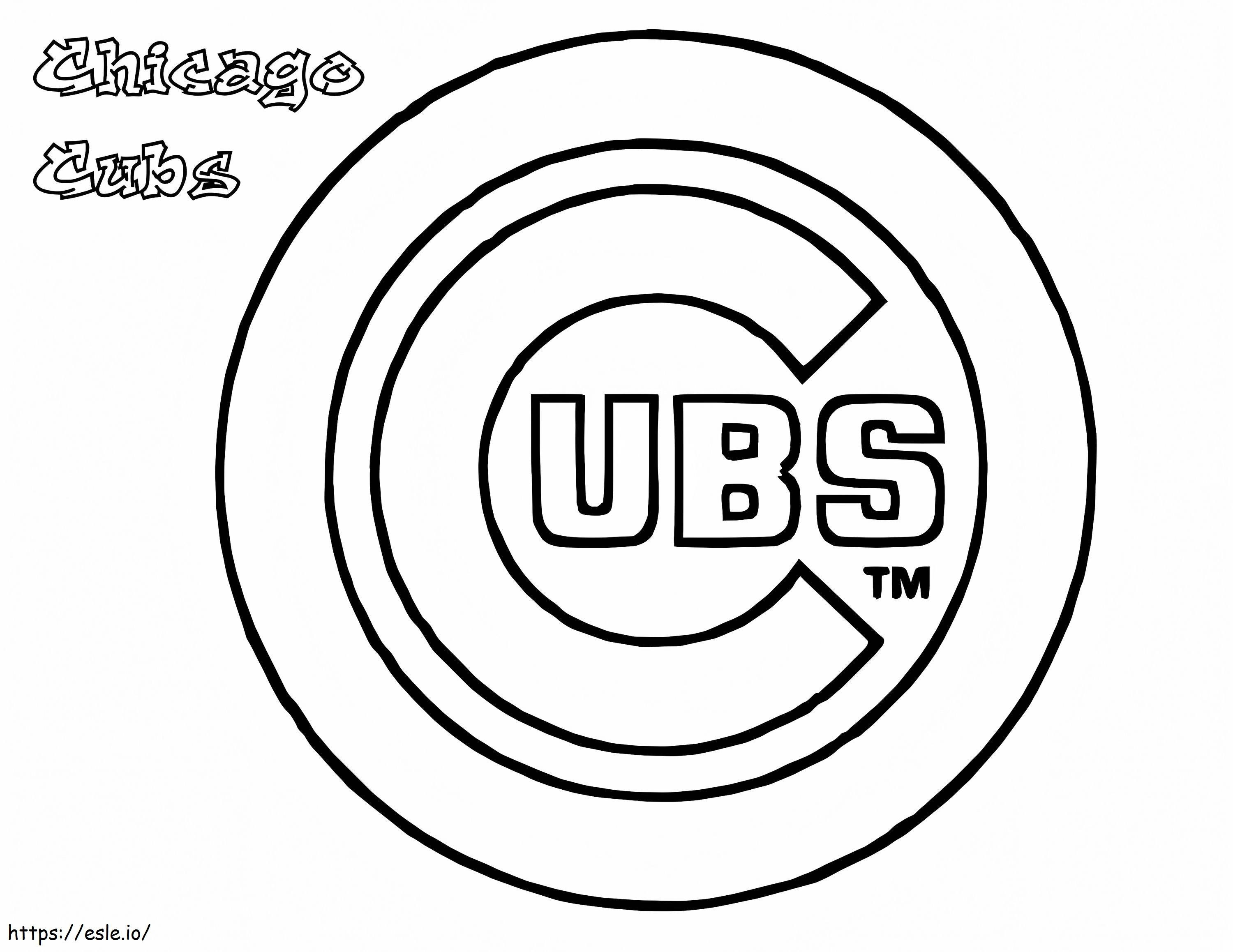 Chicago Cubs 1 para colorir