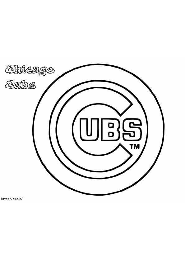 Coloriage Cubs de Chicago 1 à imprimer dessin