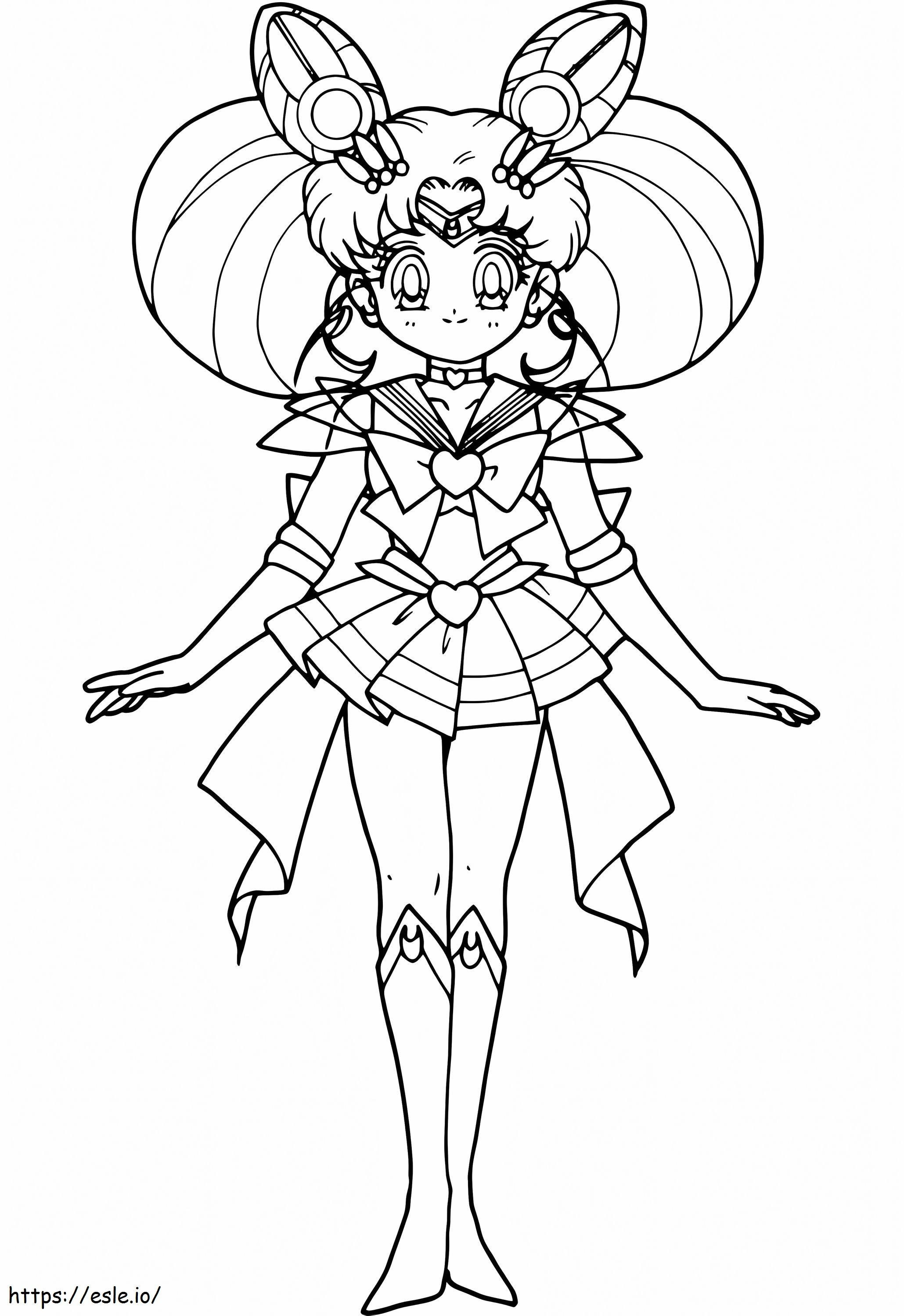 Chibiusa Sailor Moon coloring page