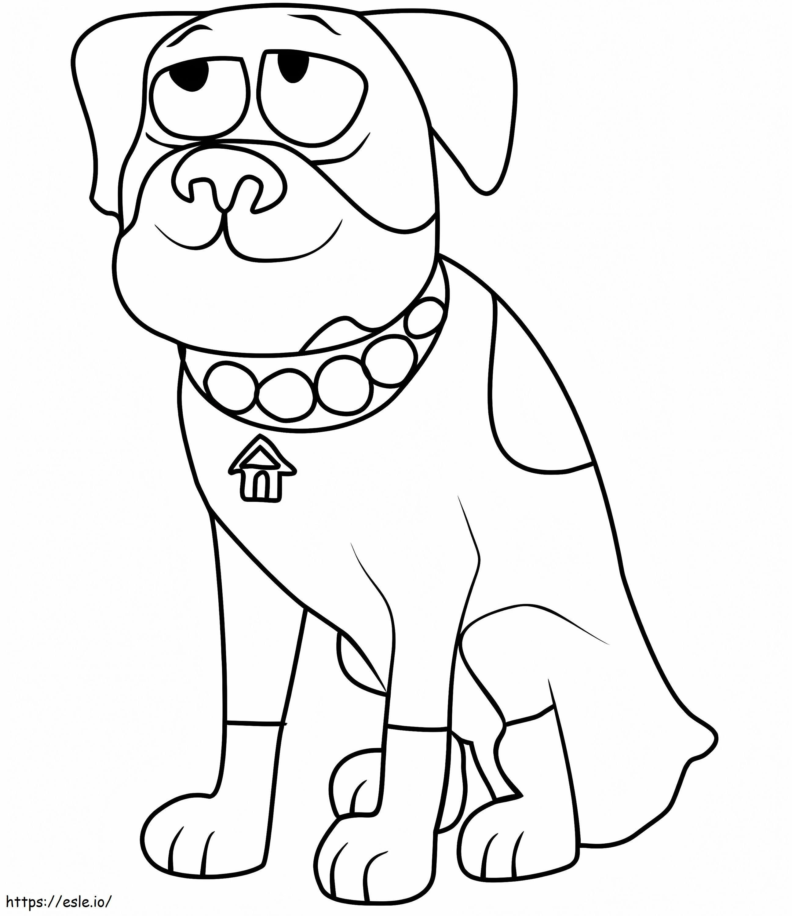 Tyson From Pound Puppies coloring page