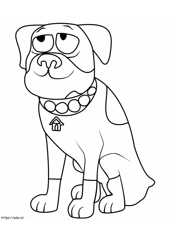Tyson From Pound Puppies coloring page