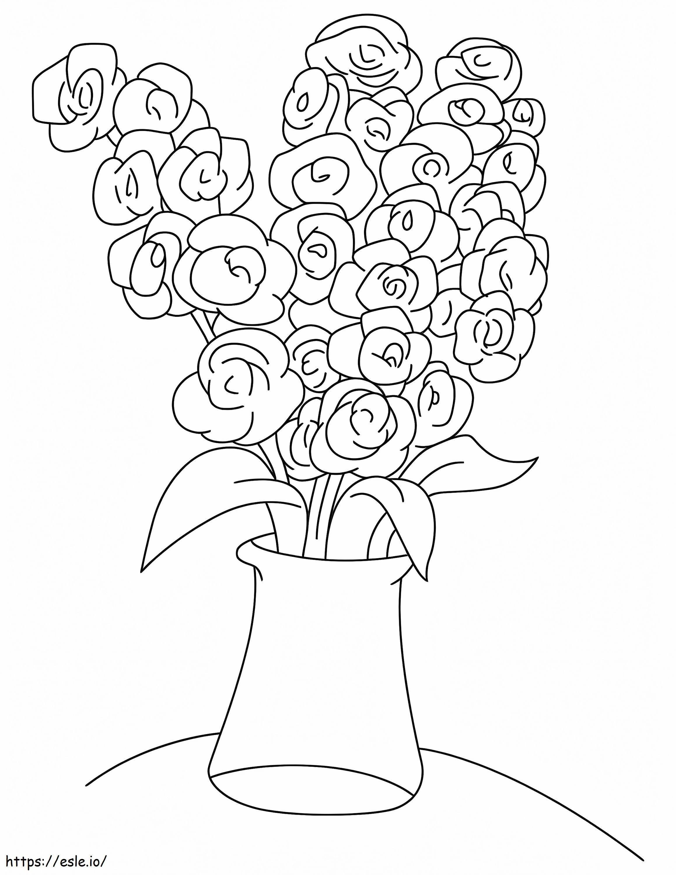 Gladiolus Flowers 10 coloring page