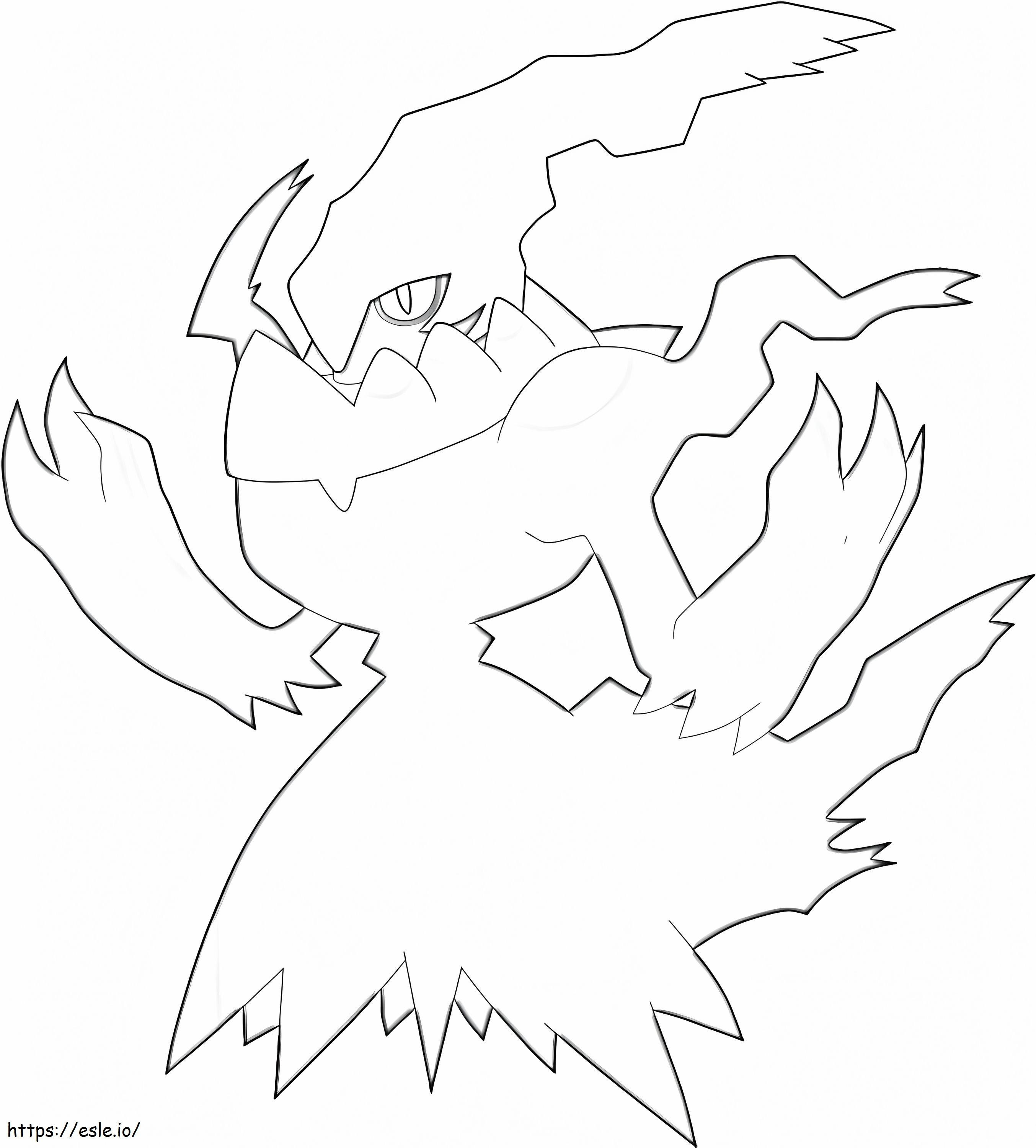 Pokémon Darkrai 2 värityskuva