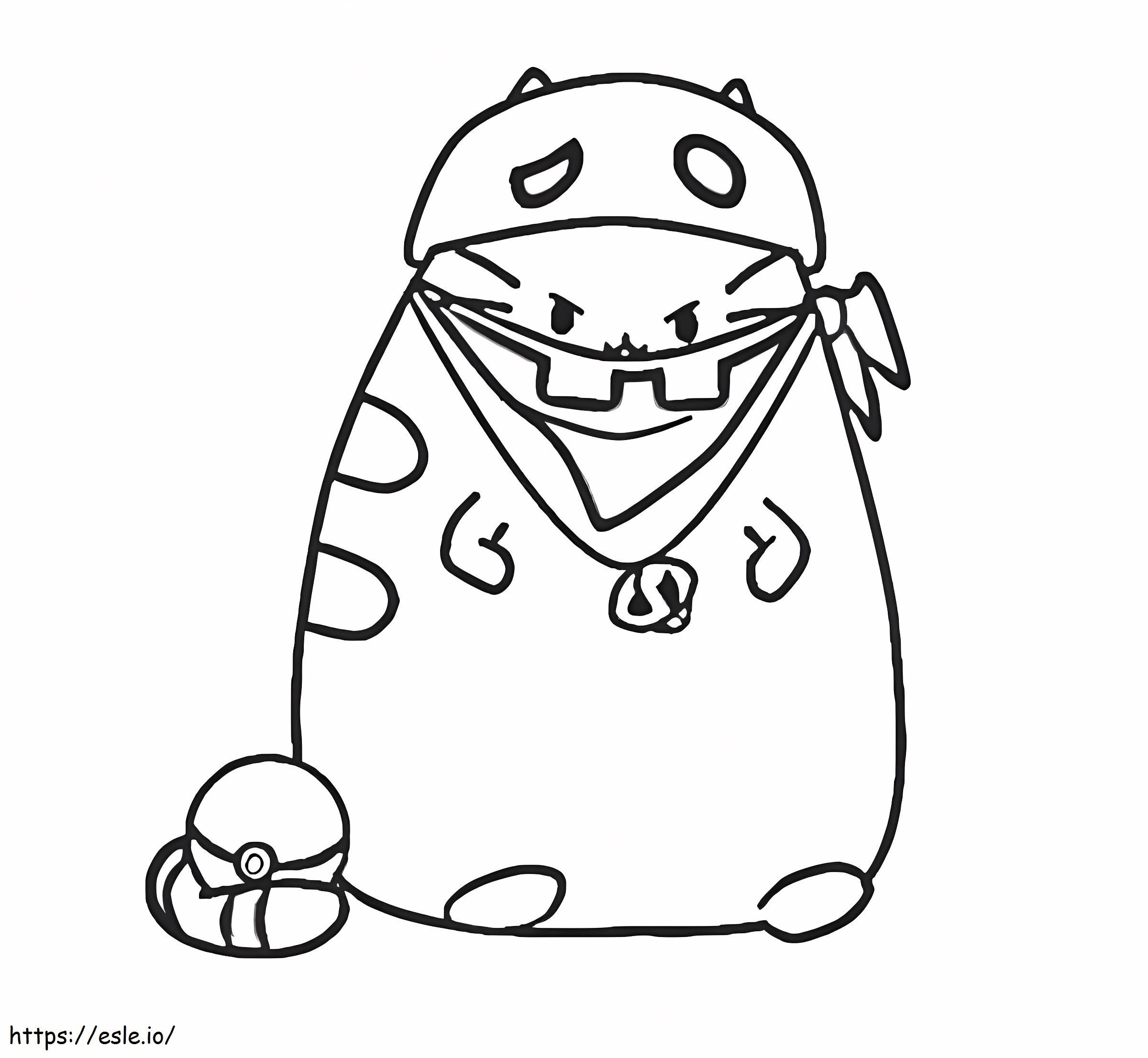 Pusheen A Halloween coloring page