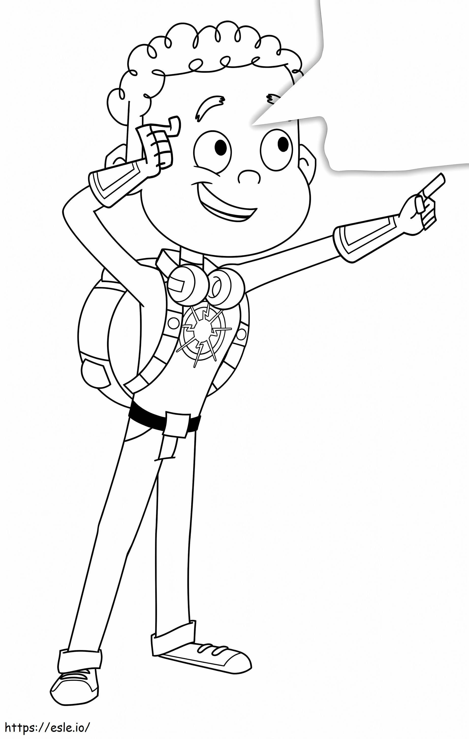 AJ Gadgets Hero Elementary ausmalbilder