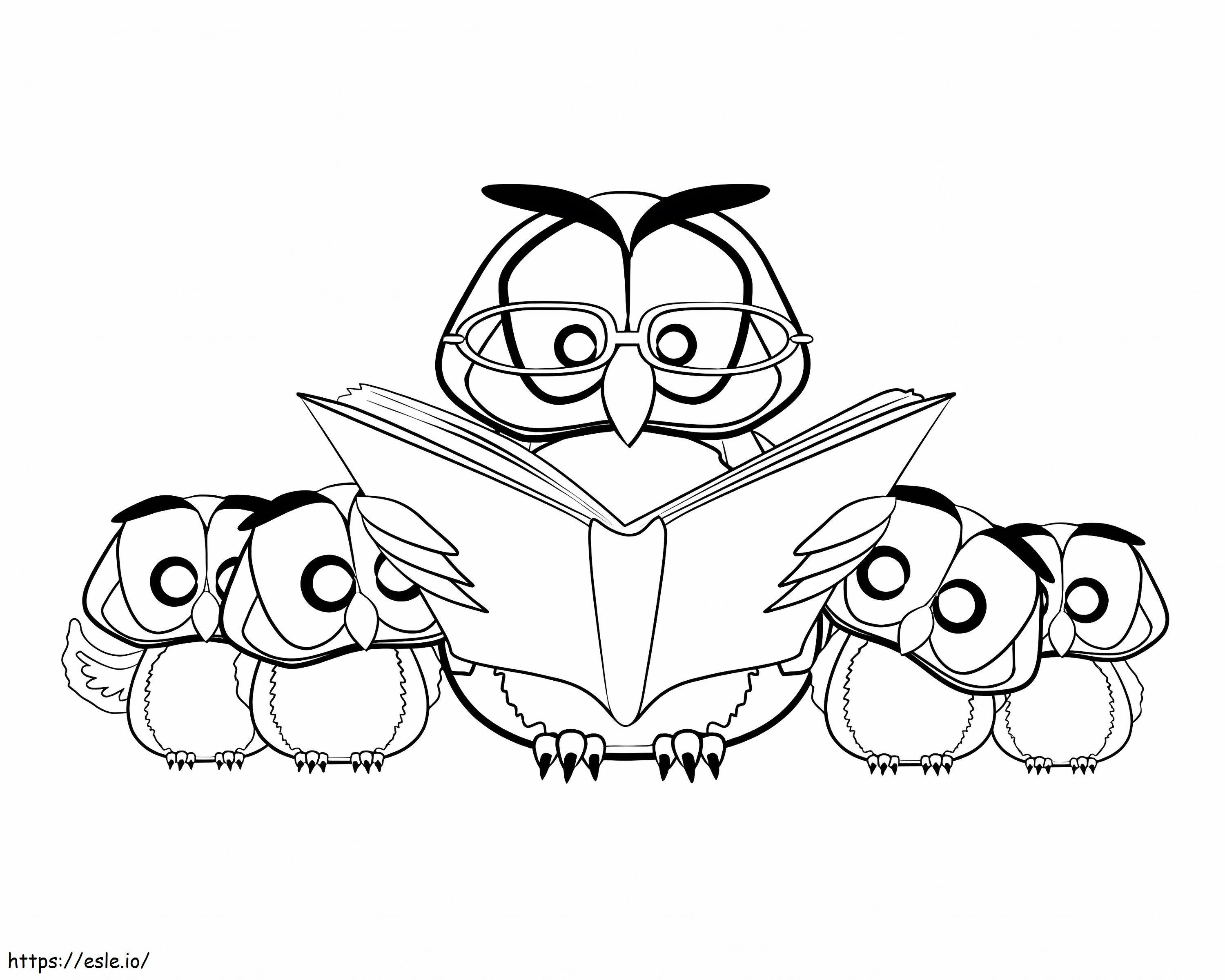 Owl Class coloring page