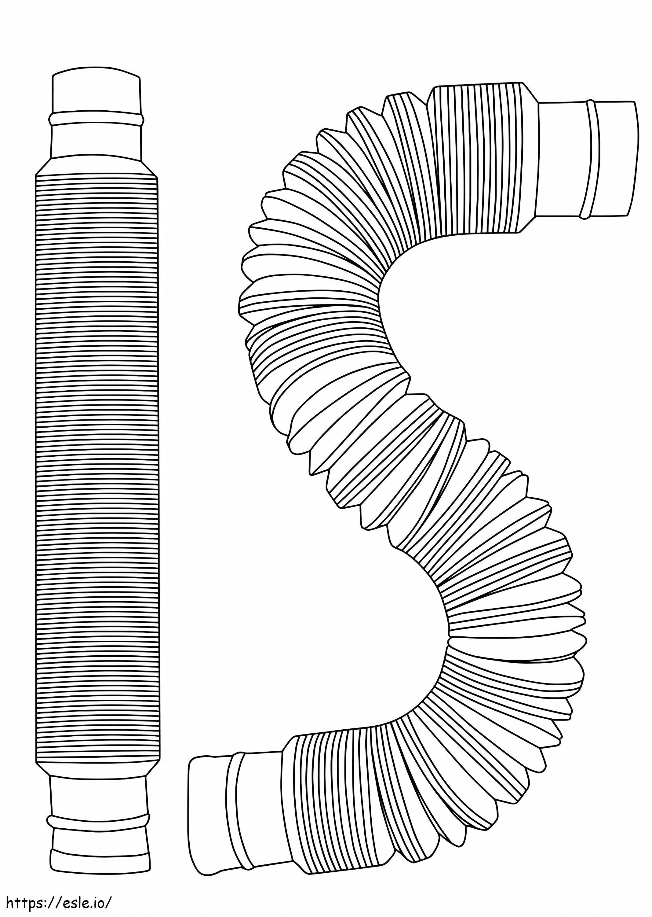 Pop Tubes Printable coloring page
