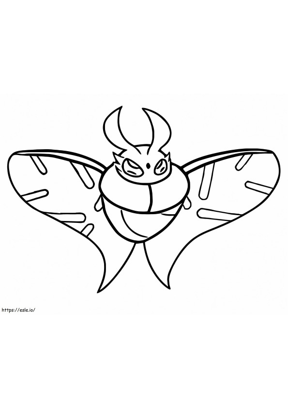 Frosmoth Pokemon coloring page
