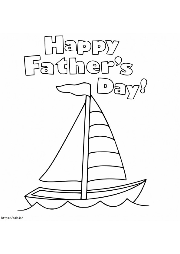 Happy Fathers Day 6 coloring page
