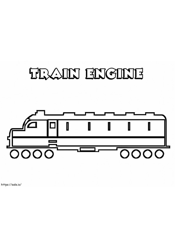 Motor de tren ușor de colorat