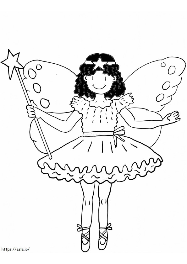 Christmas Fairy 1 791X1024 coloring page