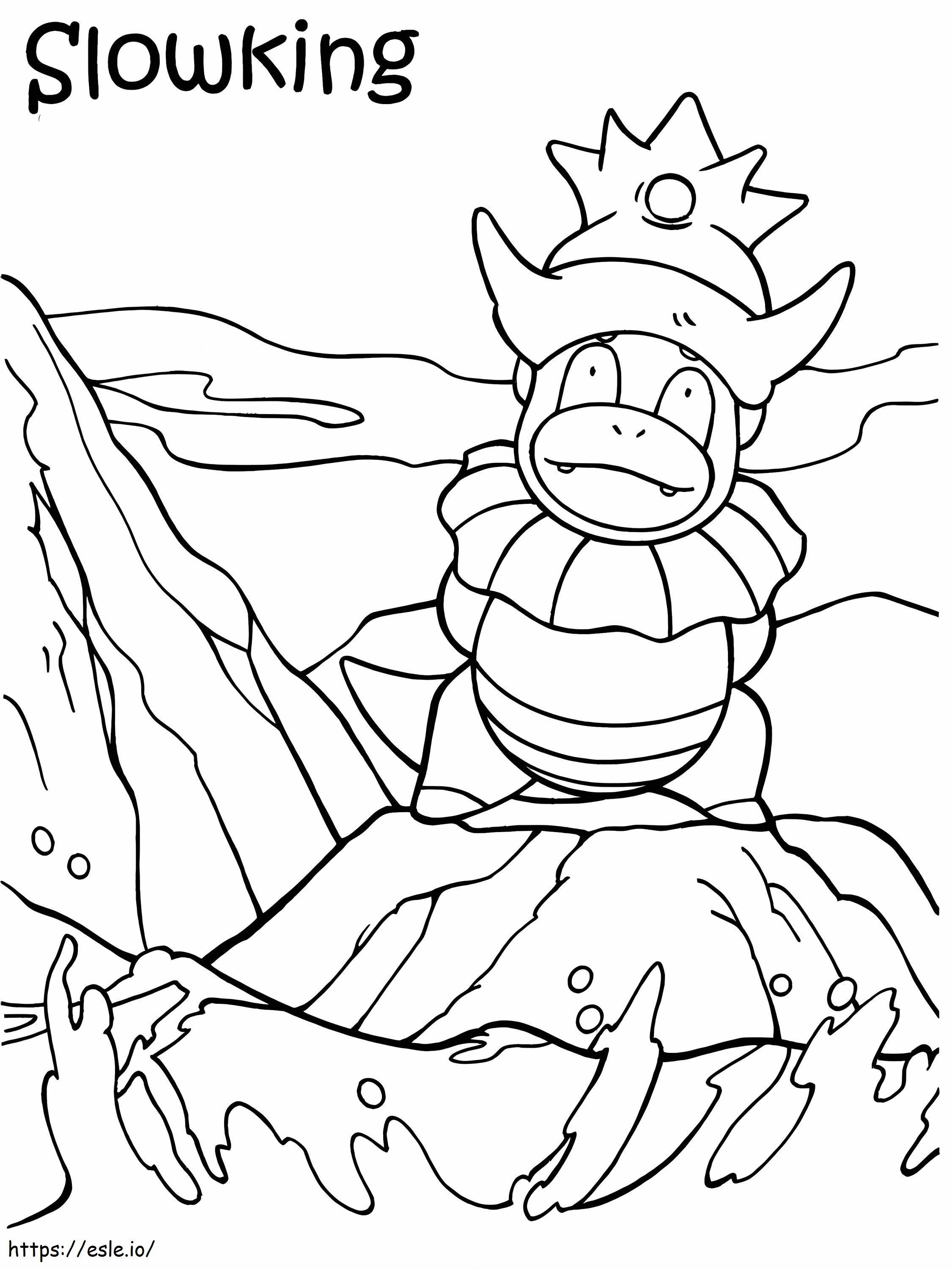 Printable Slowking coloring page