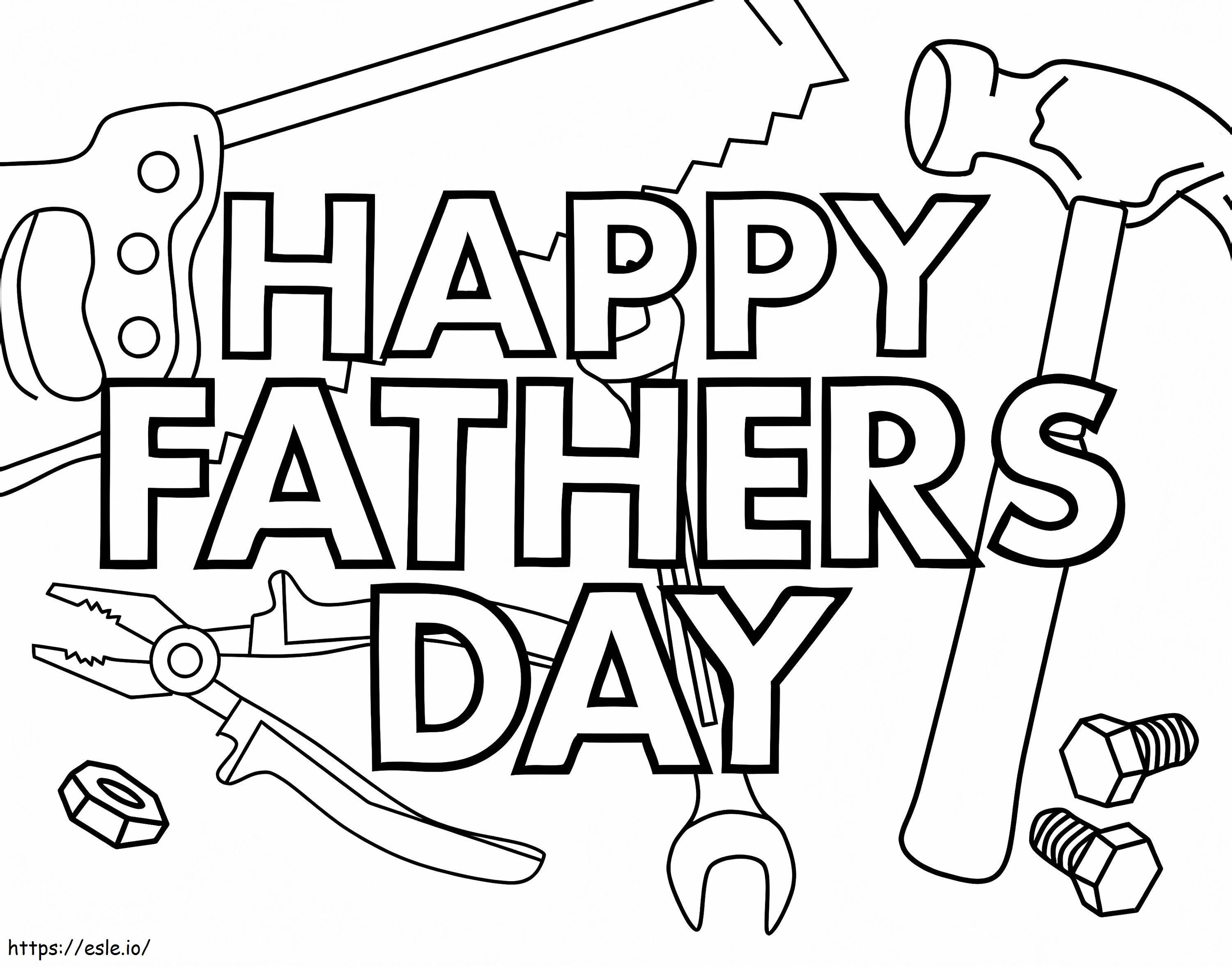 Fathers Day Printable coloring page