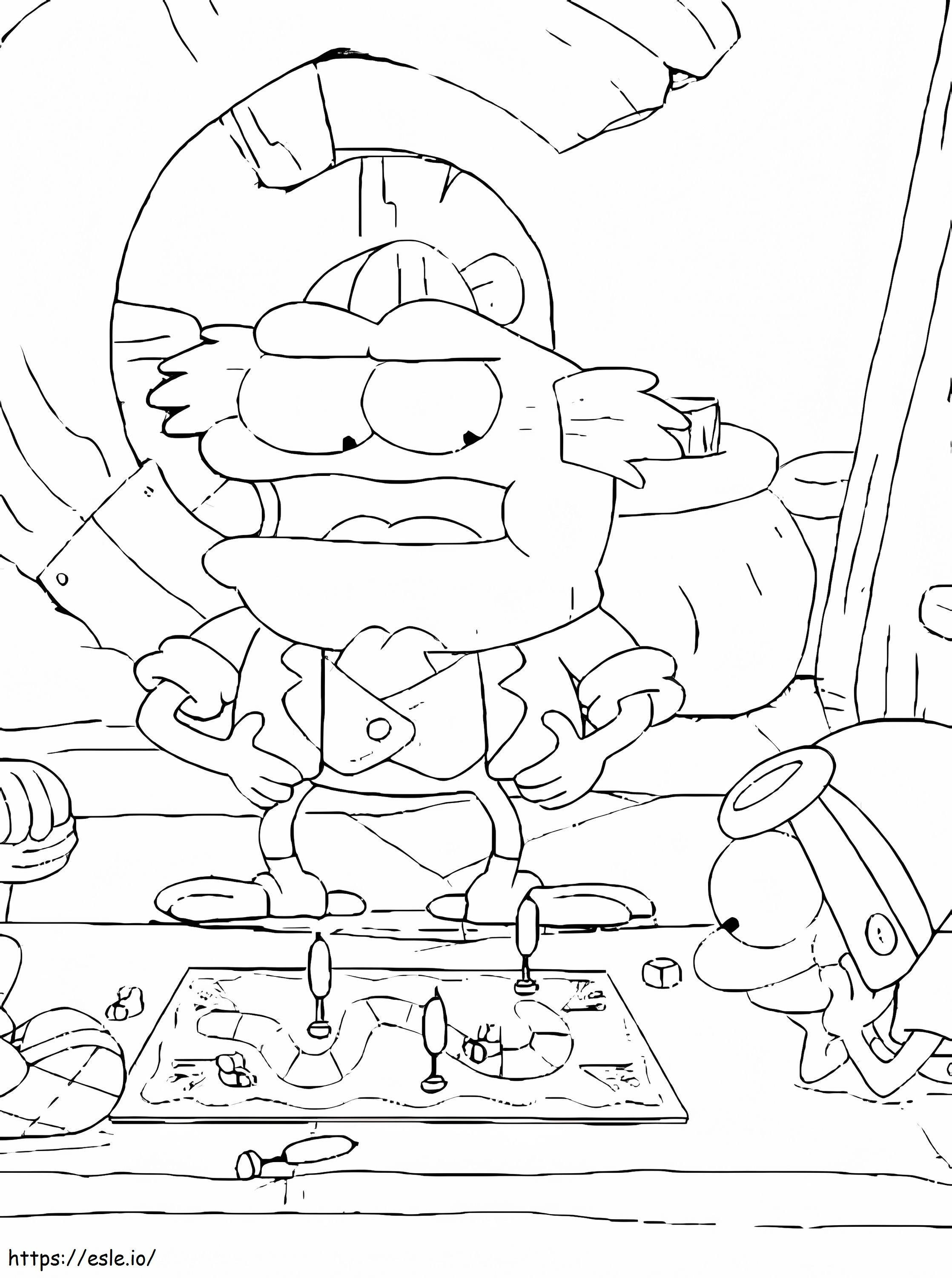 Characters Disney Amphibia coloring page