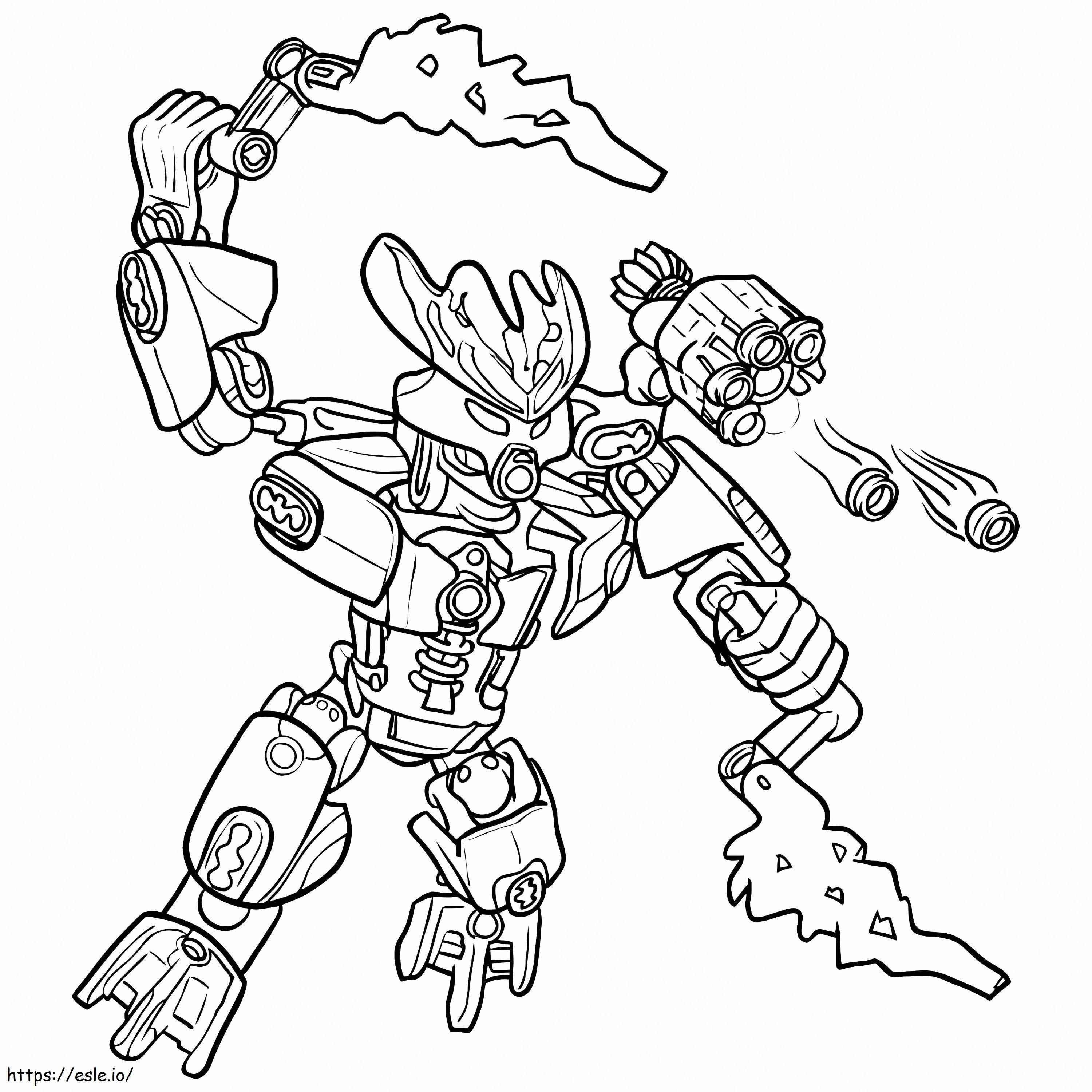 Protector Of Fire Bionicle coloring page