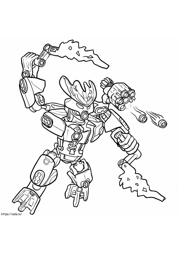 Protector Of Fire Bionicle coloring page