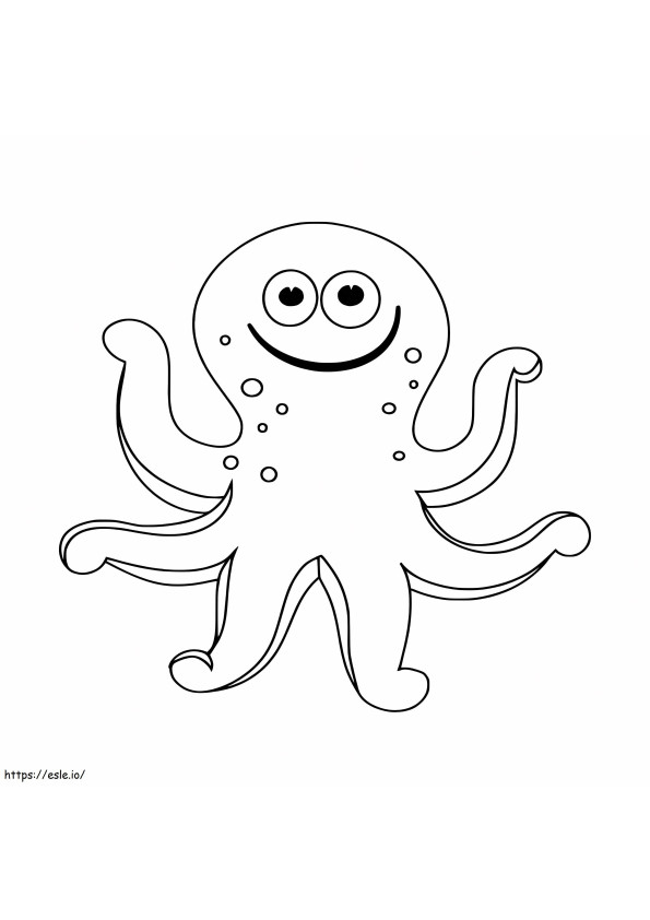 Sweet Octopus coloring page