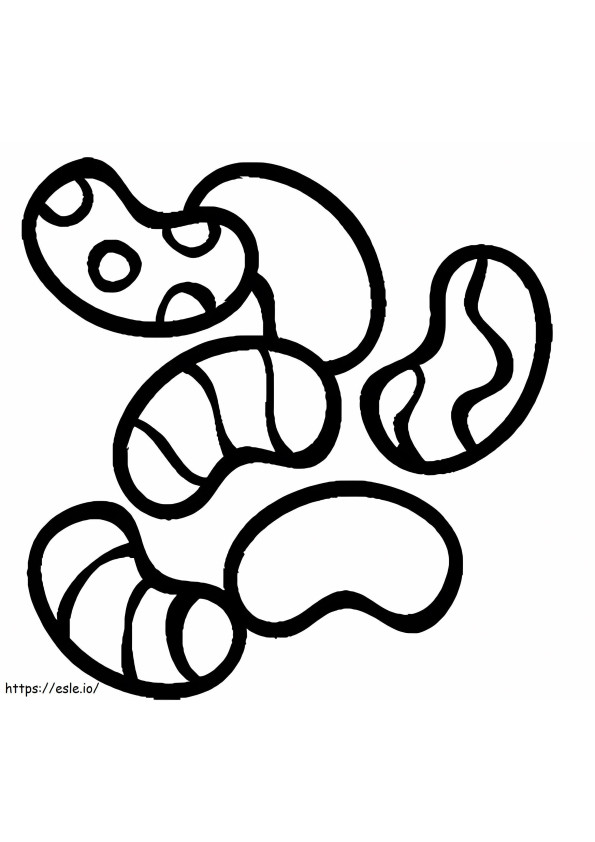 Beans Drawing coloring page