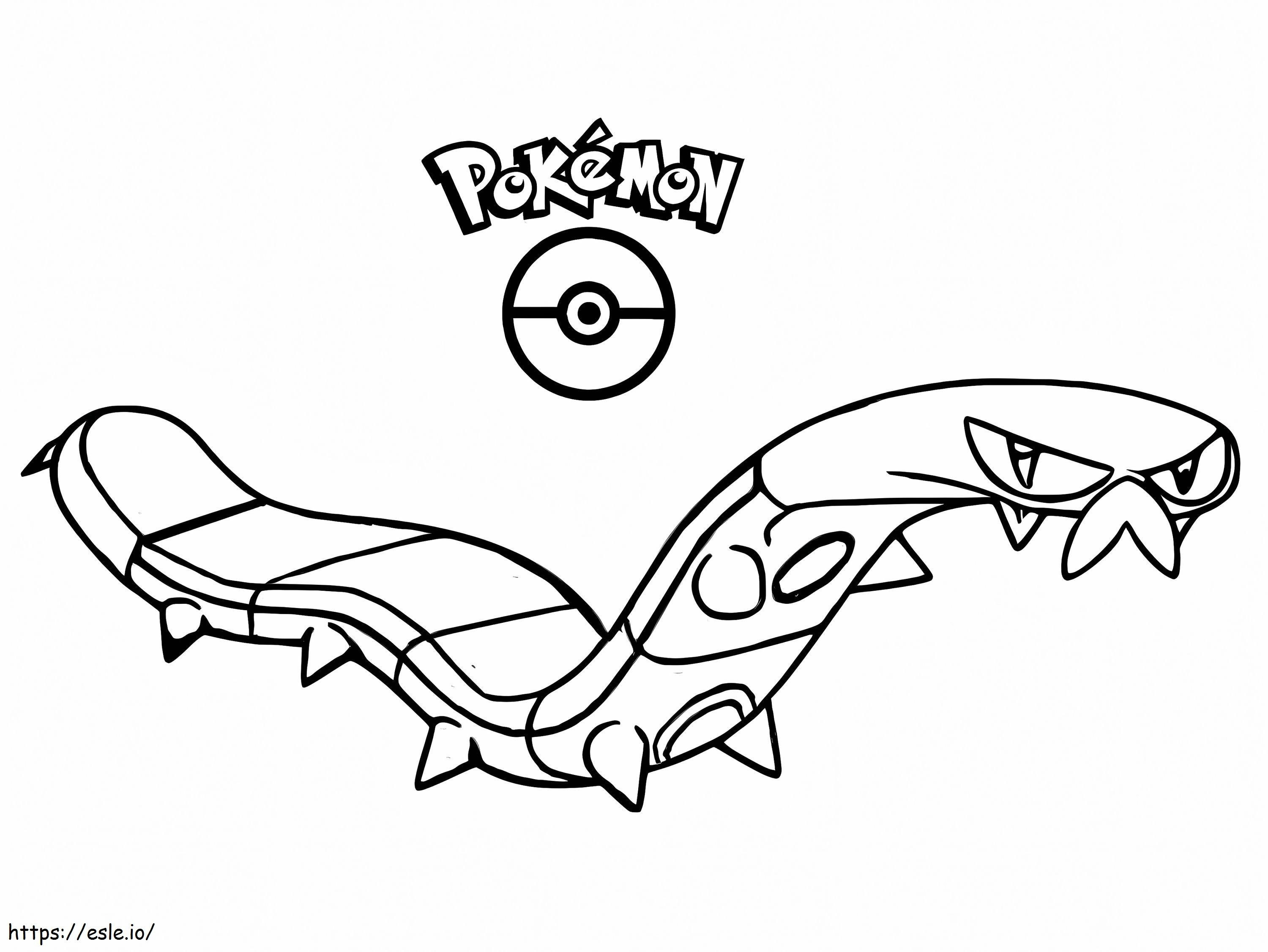 Sizzlipede Pokémon 2 kleurplaat kleurplaat
