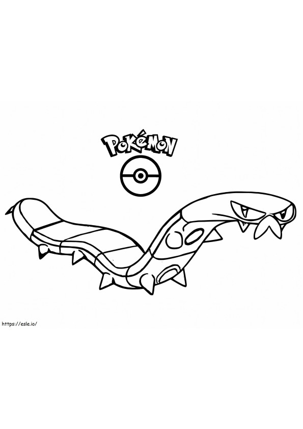 Sizzlipede Pokémon 2 kleurplaat