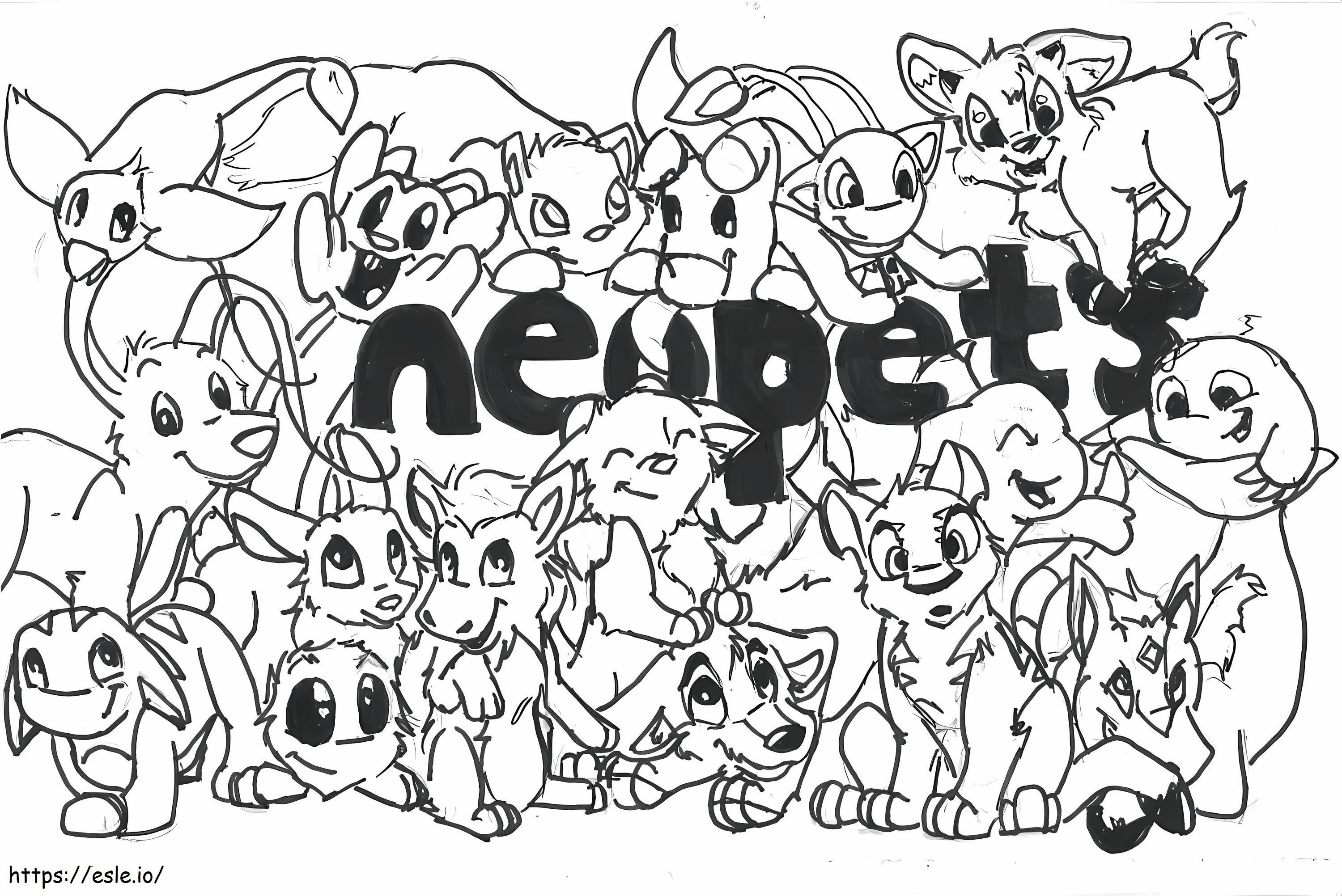 Neopets 1 coloring page