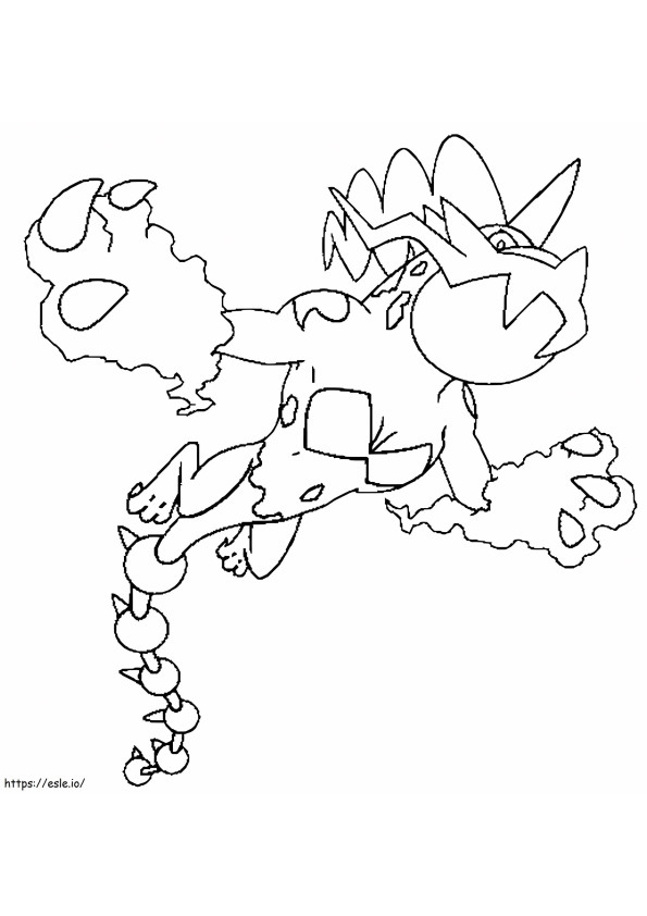 Thundurus Pokémon 1 kleurplaat