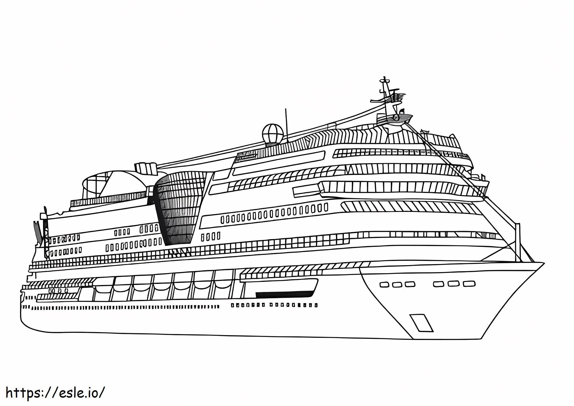 Luxusboot ausmalbilder