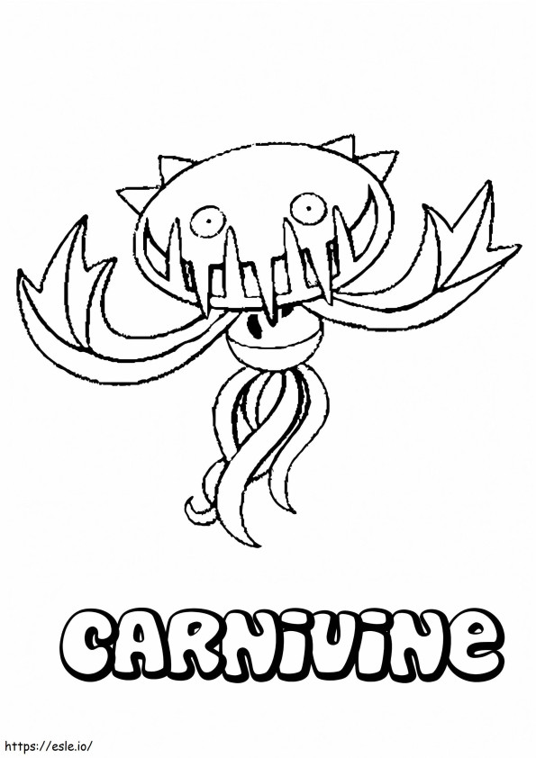 Carnivine-Pokémon ausmalbilder