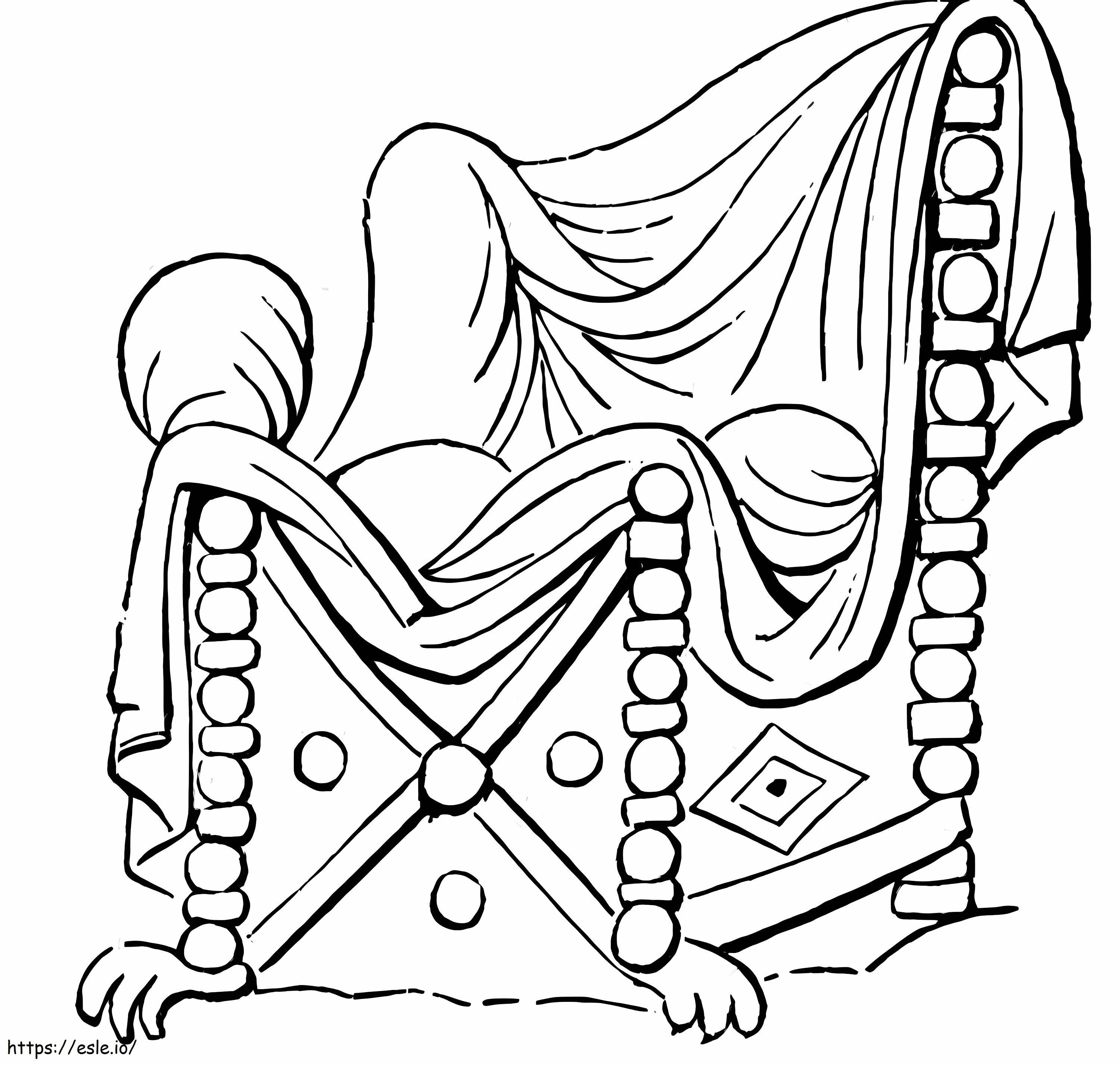 Luxury Chair coloring page