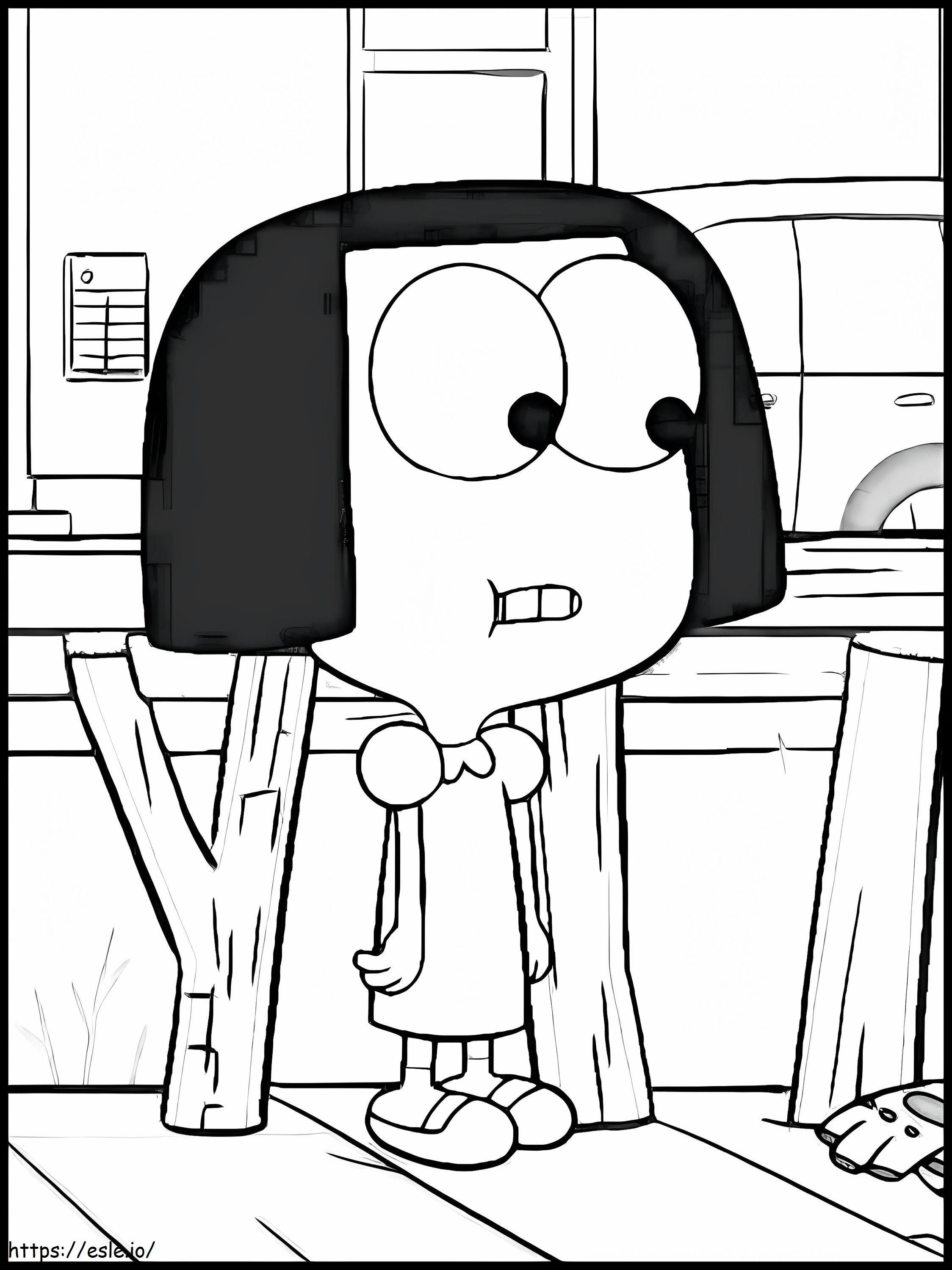 Tilly Green In Big City Greens coloring page
