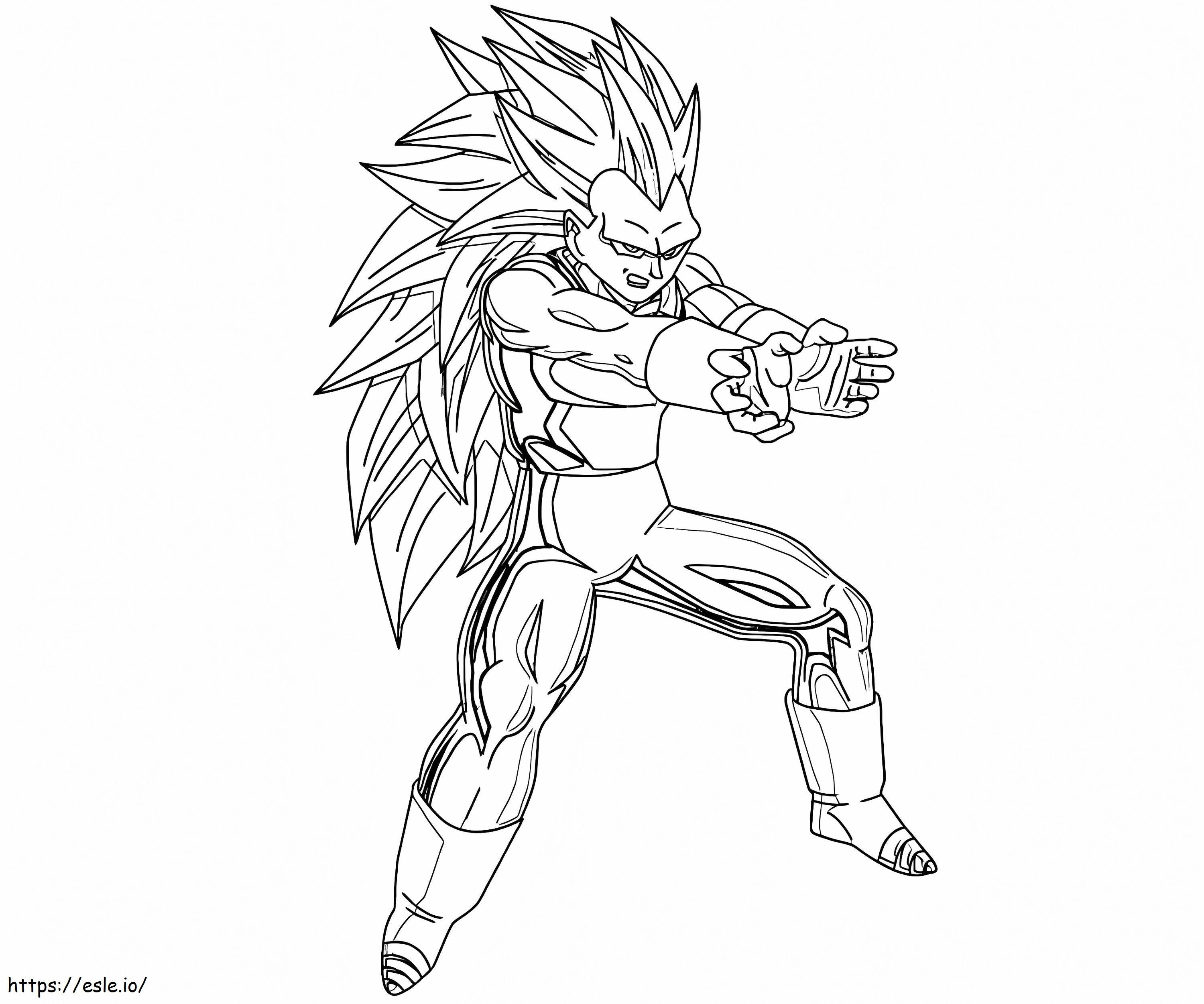 Goku Super Saiyajin 3, Desenho