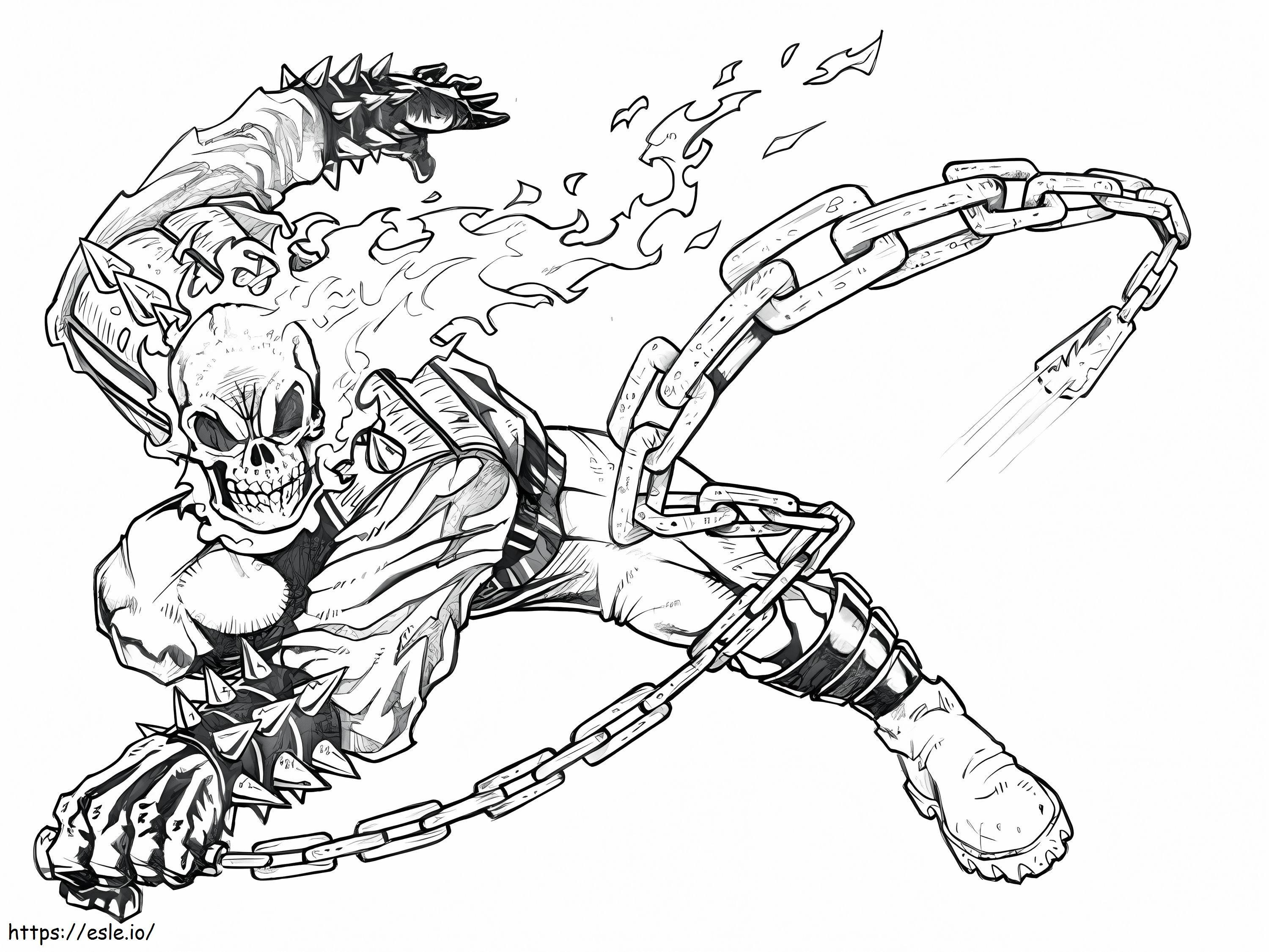 Good Ghost Rider coloring page