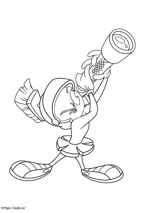Marvin The Martian To Color coloring page