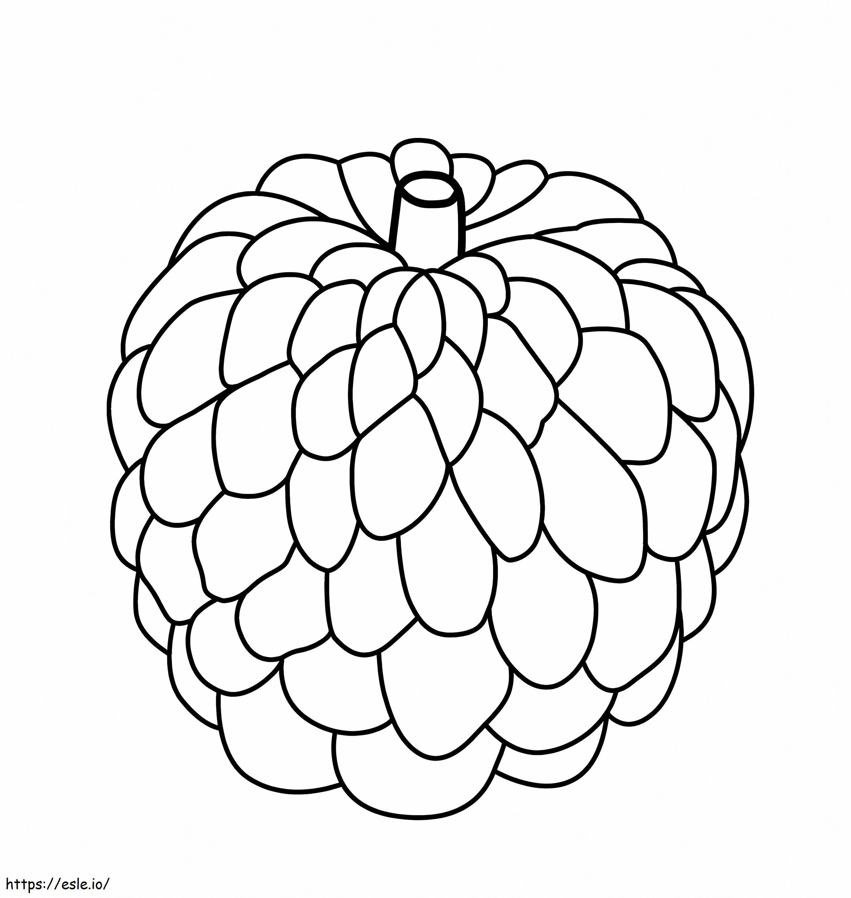  Jabłko z kremem A4 kolorowanka