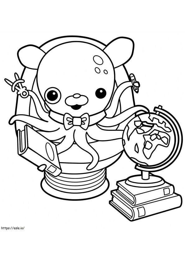 Profesor Inkling Octonauts coloring page