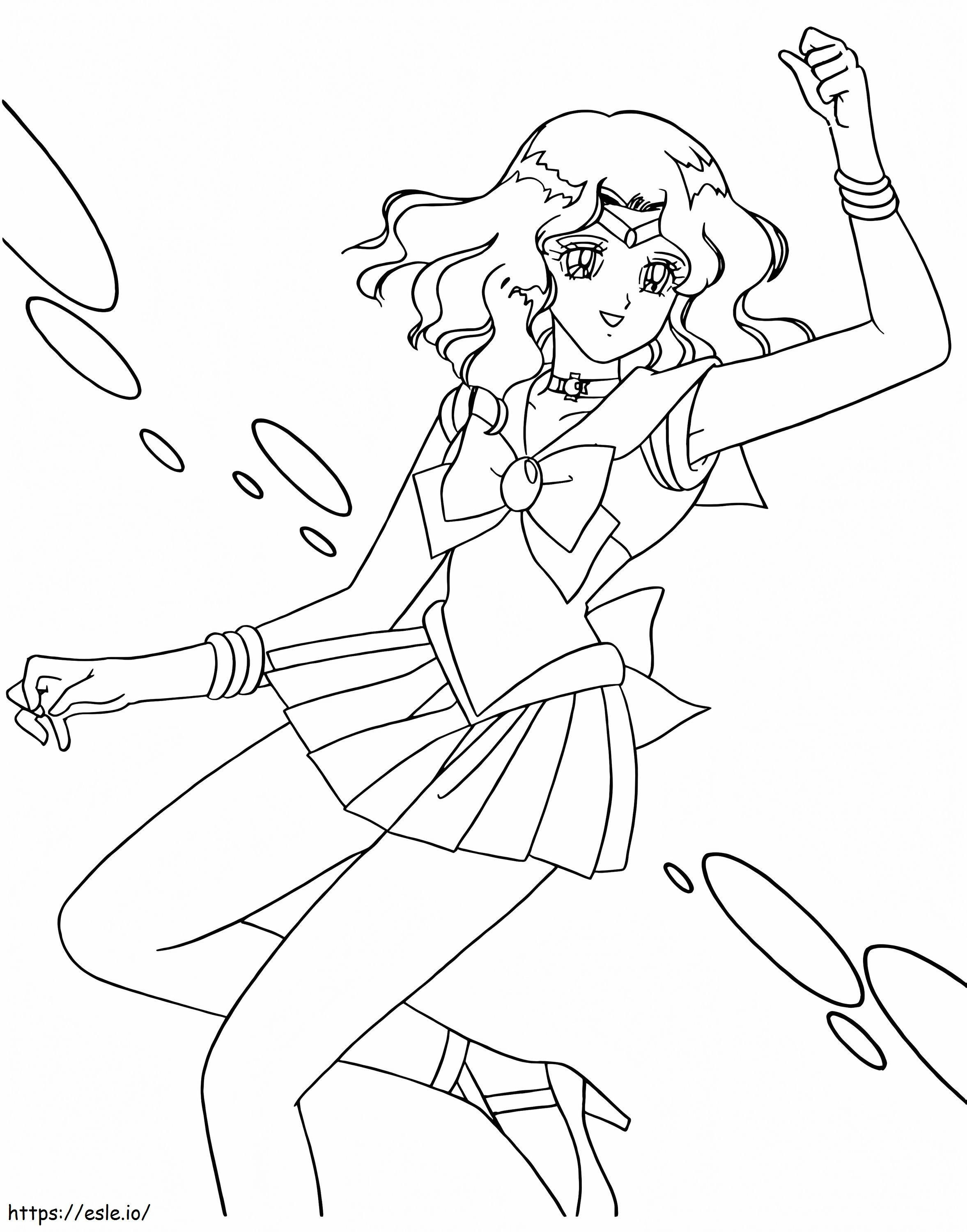 Sailor Neptune imprimível para colorir