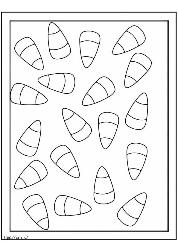 Candy Beans coloring page