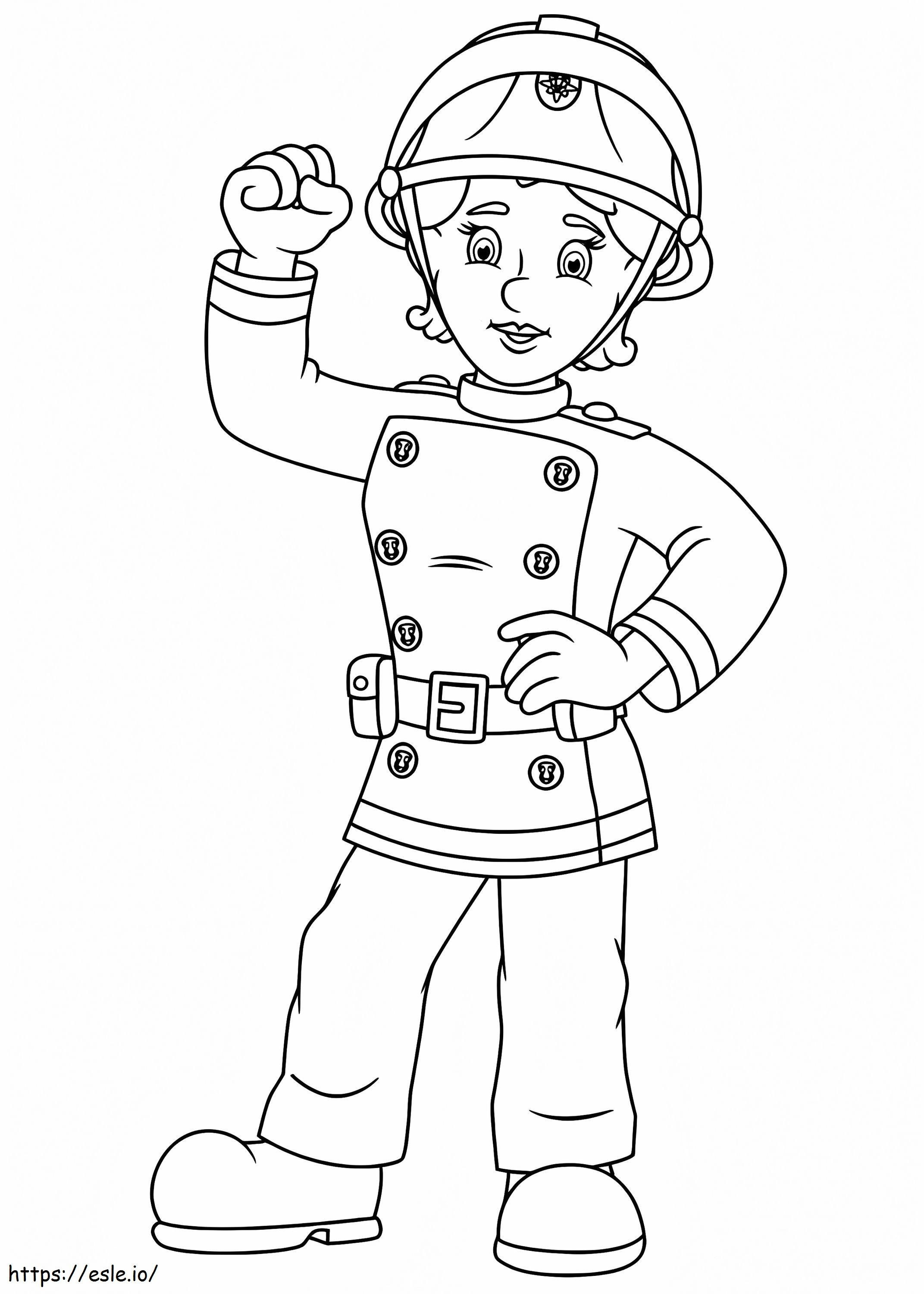 Fireman Sam Penny coloring page