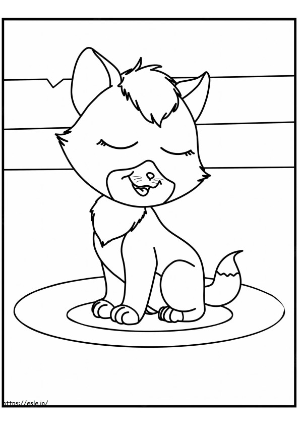 Awesome Cat coloring page