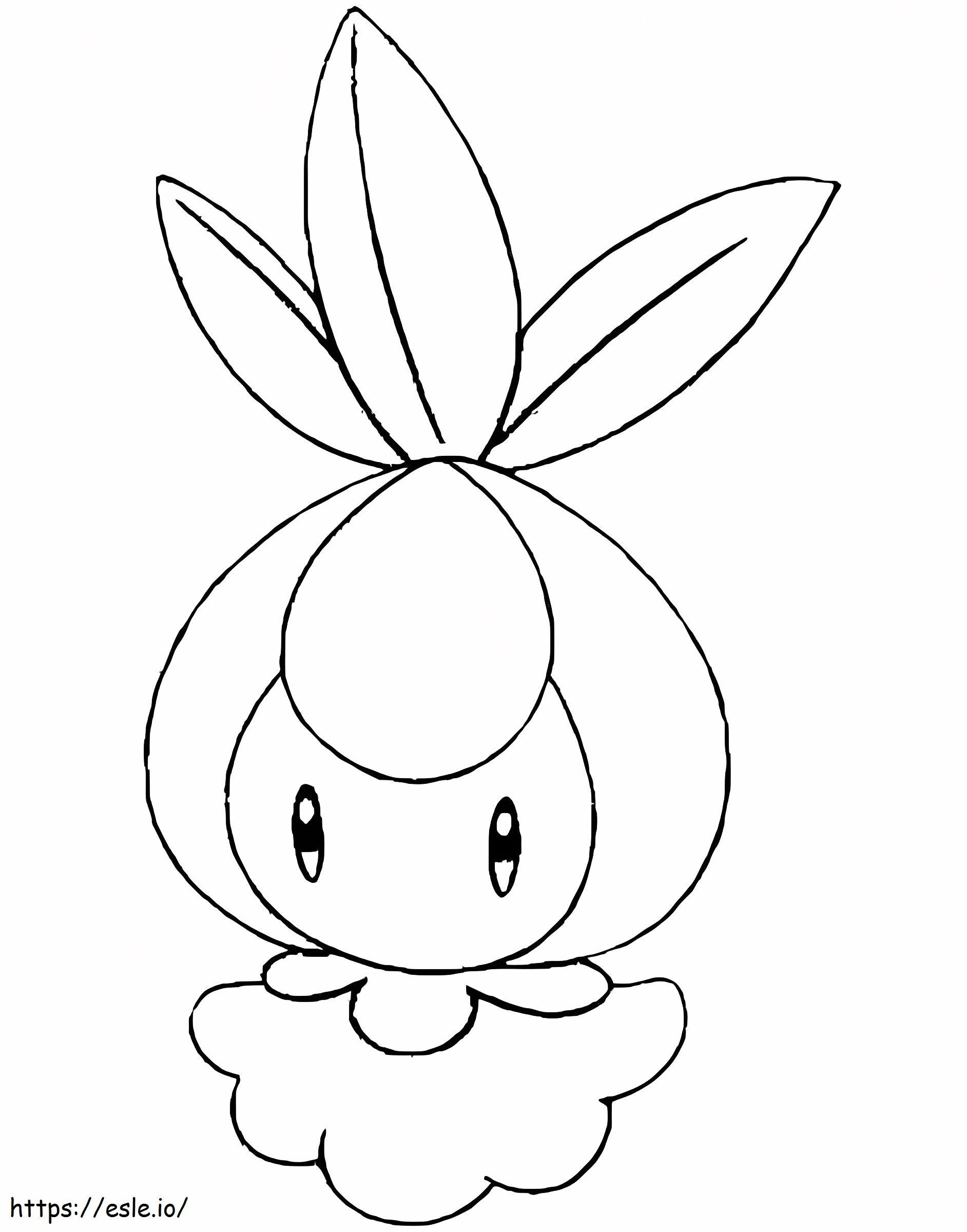 Drăguț Pokemon Petilil de colorat