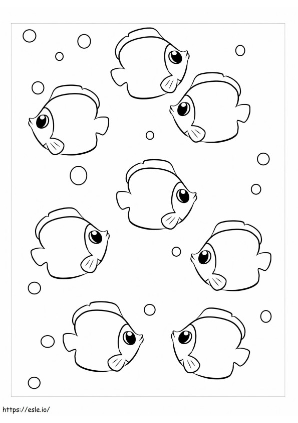Clown Fish coloring page
