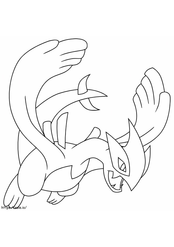 Shadow Lugia  coloring page