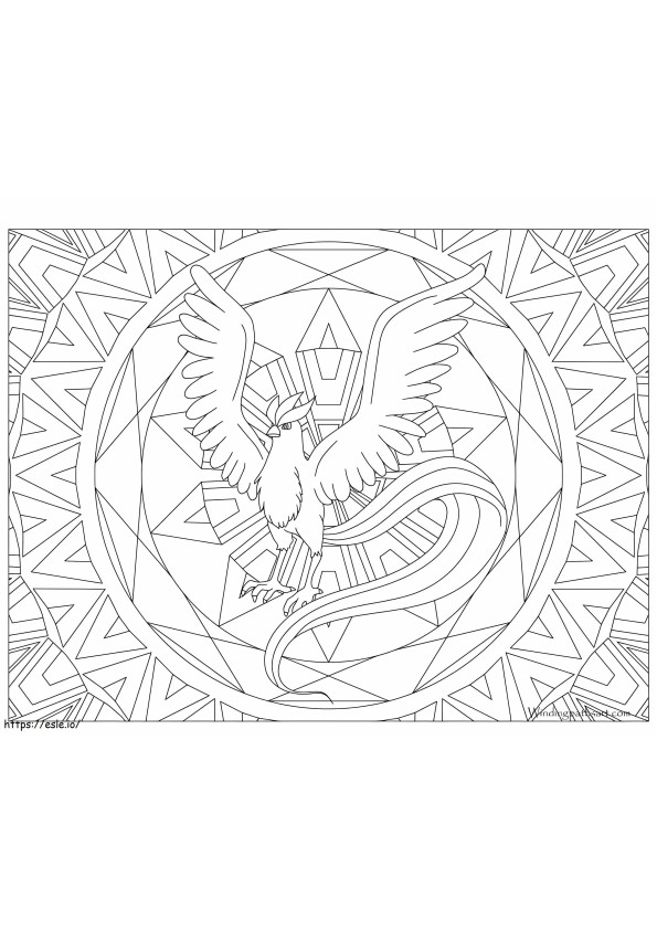 Articuno For Kid coloring page