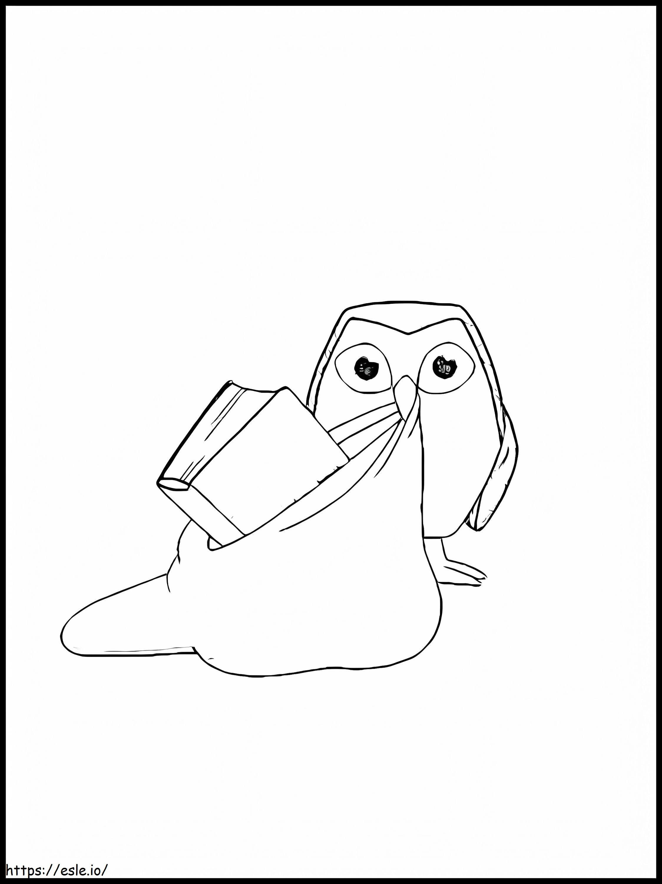 Owlbert para colorir