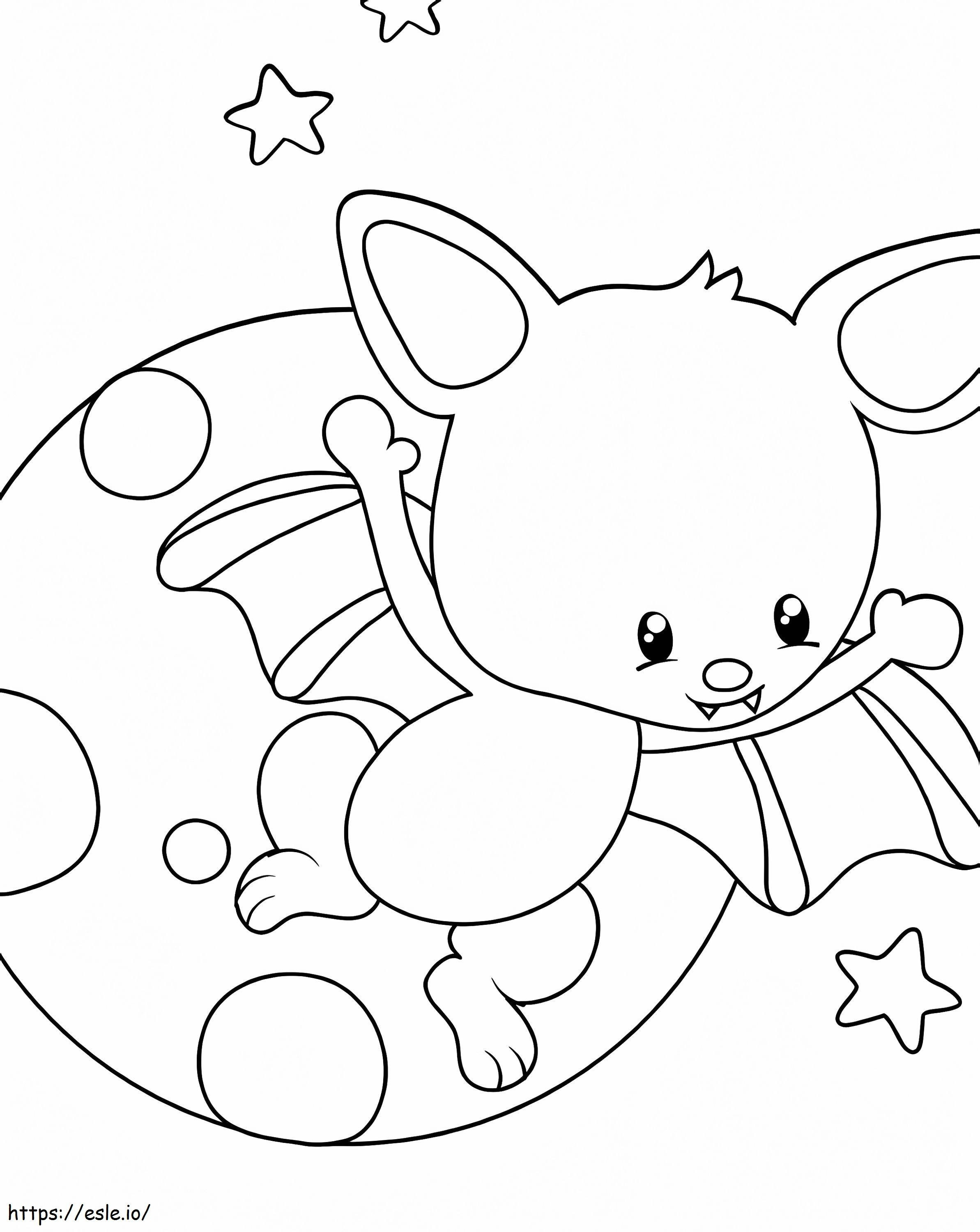 Awesome Bat coloring page