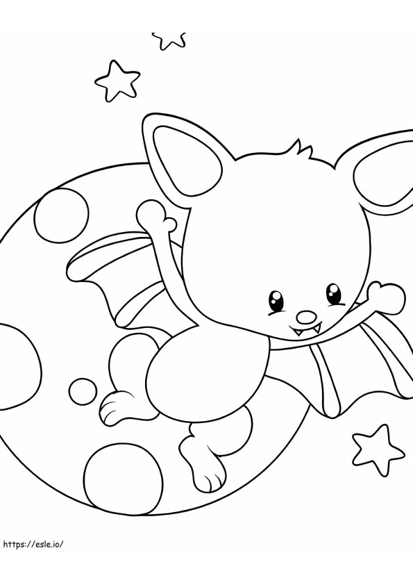 Awesome Bat coloring page