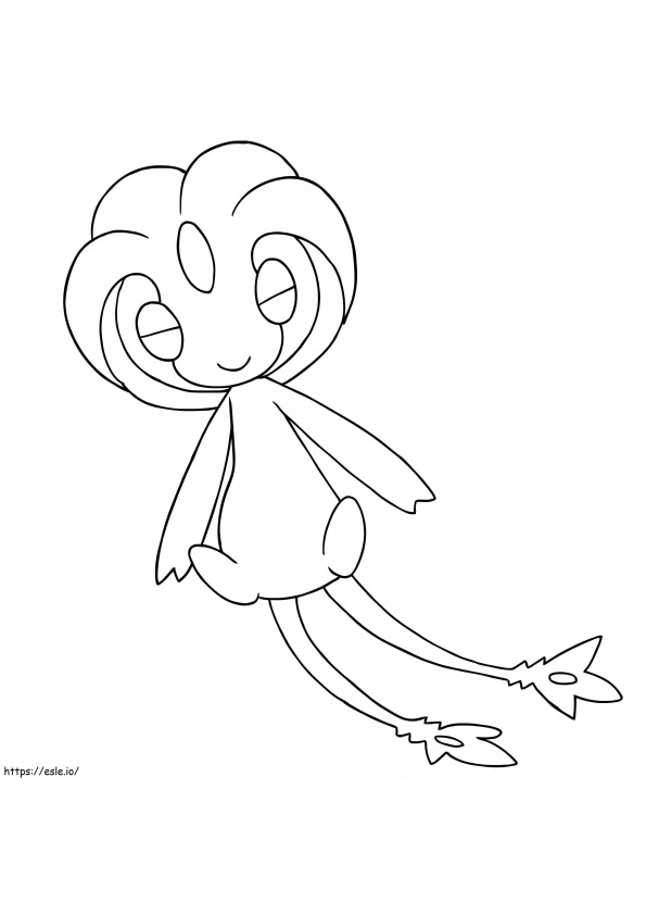 Pokemon Uxie coloring page
